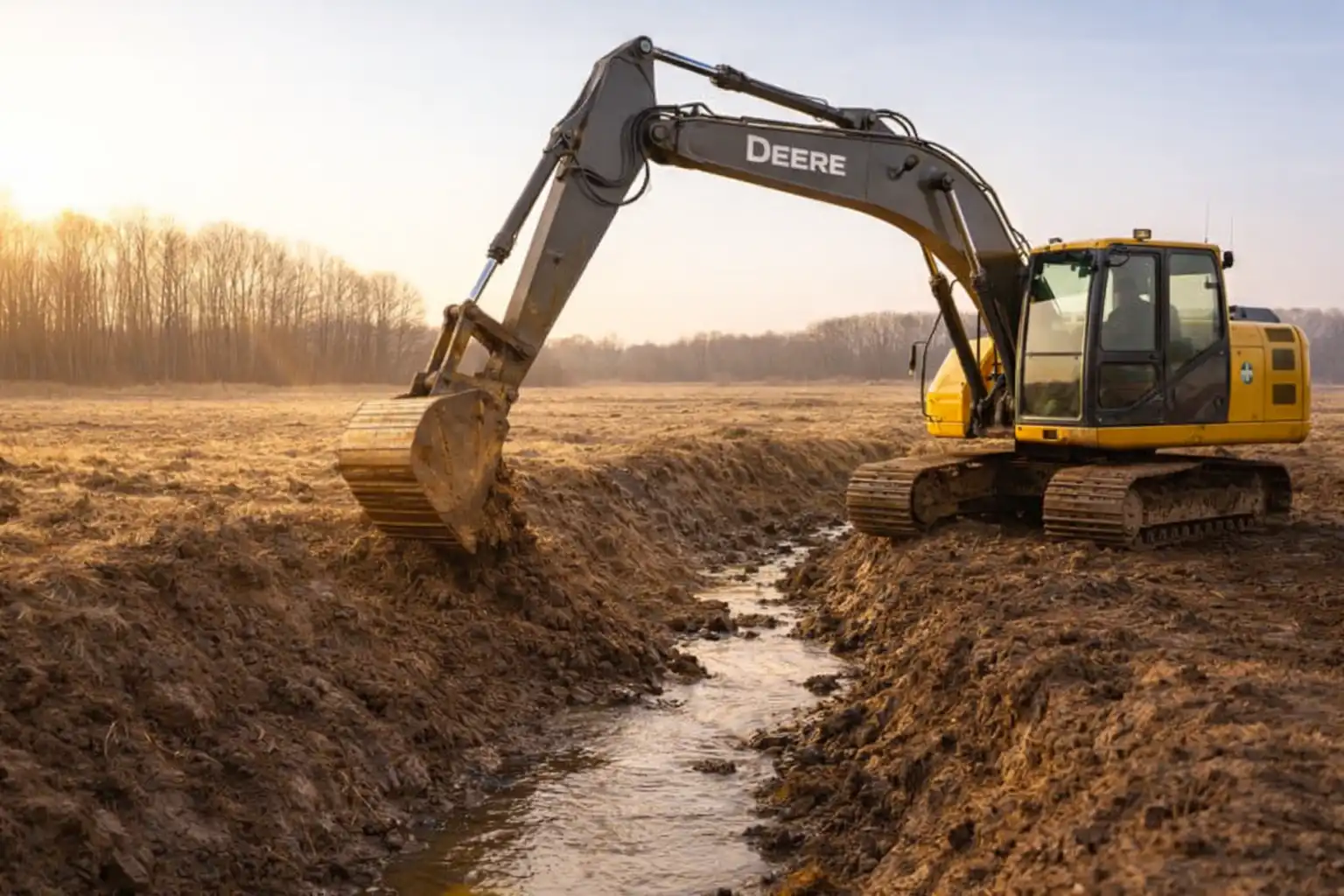 Excavation site work